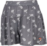 FILA（ZETT Ladies）/【テニス】テニスラケット柄 バックホールメッシュ キュロットパンツ  レディース/506598710