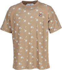 FILA（ZETT Mens）/【テニス】ラケット柄 バックホールメッシュ ゲームシャツ メンズ/506598733