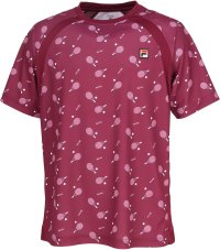 FILA（ZETT Mens）/【テニス】ラケット柄 バックホールメッシュ ゲームシャツ メンズ/506598733