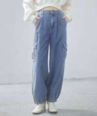 SAISON DE PAPILLON/セゾンドパピヨン SAISON DE PAPILLON カーゴバギーデニムパンツ【4色/2サイズ展開】/506640539