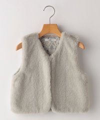 SHIPS KIDS/SHIPS KIDS:85～95cm / フェイクファー×リバティ ベスト/506641445
