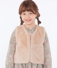 SHIPS KIDS/SHIPS KIDS:100～140cm / フェイクファー×リバティ ベスト/506641446
