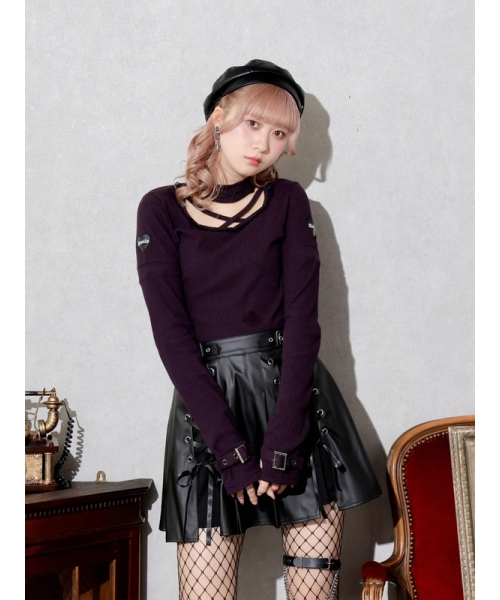 ノエミー NOEMIE 4WAYハートワッペンアームウォーマーカットソー
