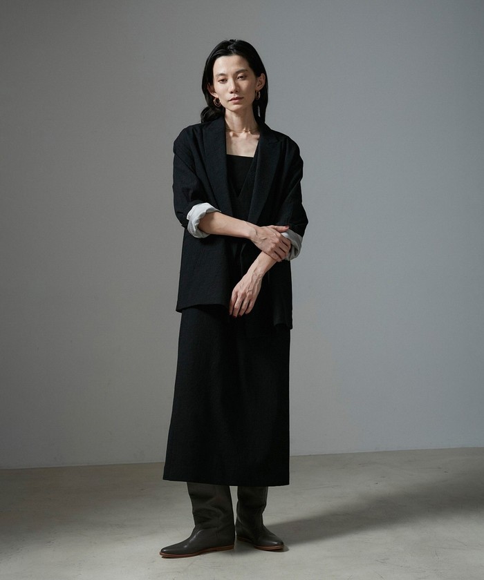 セール 40%OFF】【セットアップ対応】ウール近江晒Vネック