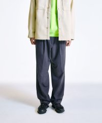 SHIPS MEN/City Ambient Products: T/Rフラノ 2プリーツ ワイドテーパード スラックス/506643187