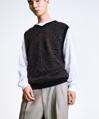 SHIPS MEN/City Ambient Products:〈手洗い可能〉ジオメトリック ジャカード ニット ベスト/506643191