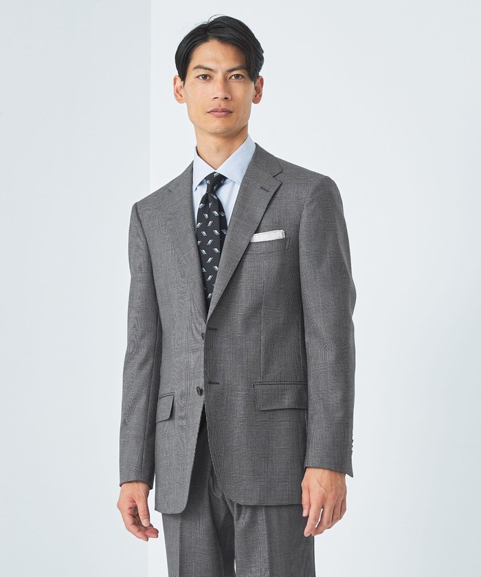 現在開催中のキャンペーン＆お得情報 セール50%OFF】GLR スーツジャケット N/HC/RV 2B チェック CLOTH フォーマル・ドレス・スーツ
