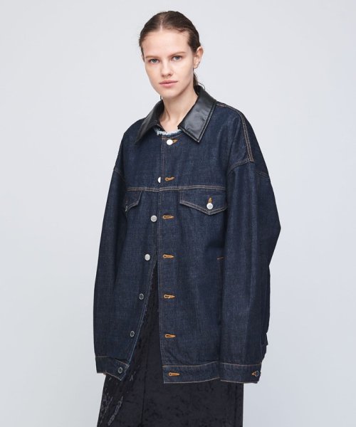 セール 30%OFF】＜AEWEN MATOPH＞2WAYカラー デニム ブルゾン 