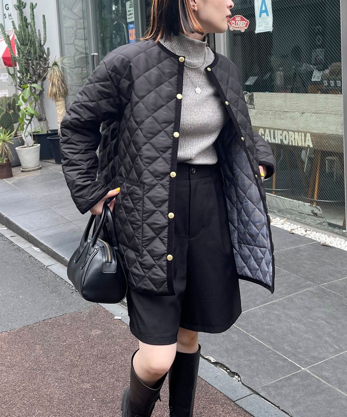 SHIPS any別注　Aライントラディショナルウェザーウェアキルティングコート SHIPS any別注 Aライントラディショナルウェザーウェア