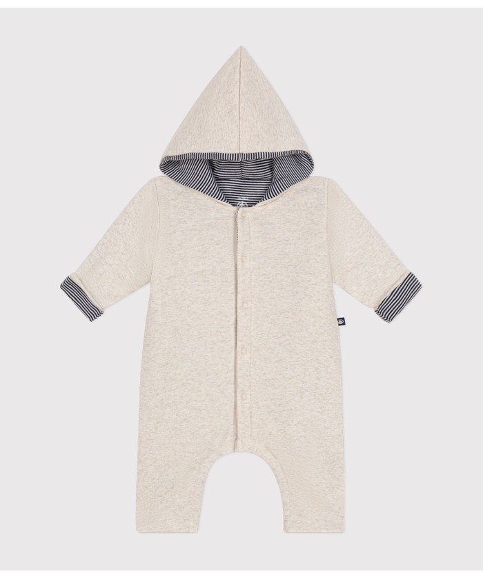 プチバトー カバーオール 3M 美品 PETIT BATEAU - プチバトー カバーオール グレー67cmの通販 by