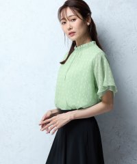 A/C DESIGN BY ALPHA CUBIC/エーシーデザインバイアルファキュービック A/C DESIGN BY ALPHA CUBIC ジャガードTブラウス/506648547