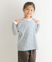 URBAN RESEARCH DOORS（Kids）/ボーダーワイドロングTシャツ(KIDS)/506649433