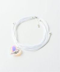 PULP/【HYPNOTIZE / ヒプノタイズ】AURORA GLASS HEART NECKLACE WT/506650431
