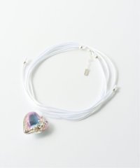 PULP/【HYPNOTIZE / ヒプノタイズ】AURORA GLASS HEART NECKLACE WT/506650431