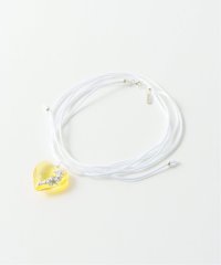 PULP/【HYPNOTIZE / ヒプノタイズ】AURORA GLASS HEART NECKLACE WT/506650431