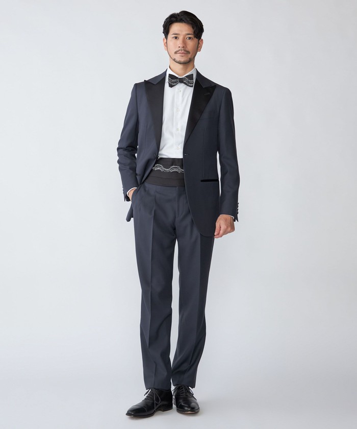 SHIPS DORMEUIL シップスラグジュアリーライン　ドーメル　スーツ42 SHIPS: ラグジュアリー ドーメル タキシード スーツ(505013152