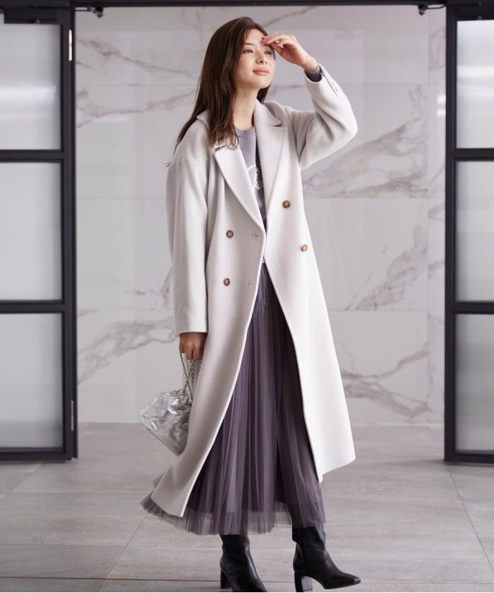 【美品】プロポーション　美ラインチェスターコート セール 30%OFF】美ラインチェスターコート 24AW(506590309