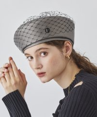 Chapeaud'O/シャポー ド オー Chapeau d'O Chapeau d' O Tulle Fake Leather Beret/506597271
