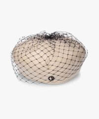 Chapeaud'O/Chapeau d' O Tulle Fake Leather Beret/506597271