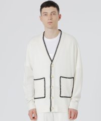 LOVELESS　MENS/【UNISEX】エンブロイダリーカーディガン/506597805