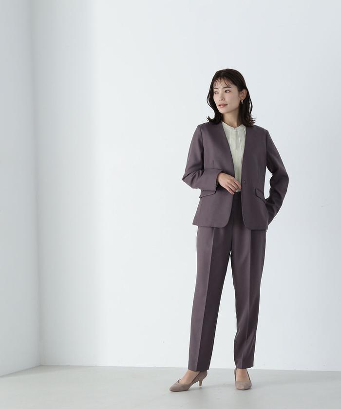 パウダーツイル SETUP テーパードパンツ 24AW(506616235
