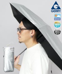 GERRY/ジェリー GERRY 傘 日傘 晴雨兼用 UVカット 遮光 シルバー 黒 白 メンズ 折り畳み傘/506653748