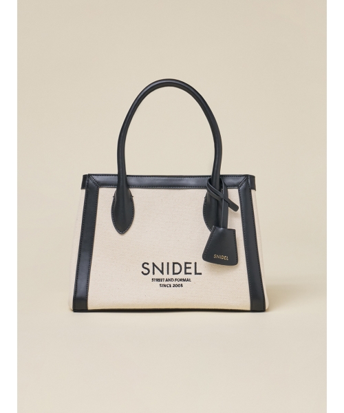 キャンバスロゴバッグ(506654275) | スナイデル(SNIDEL) - d fashion