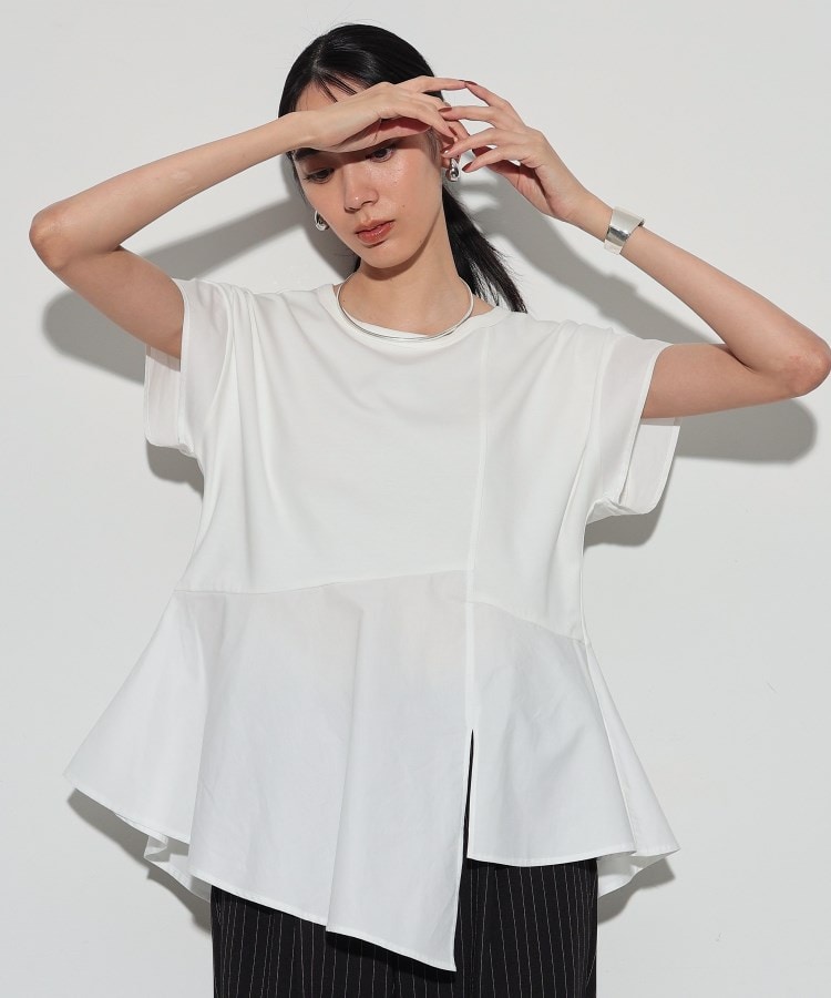 GALLEST / ギャレスト アシンメトリぺプラムトップス アシンメトリぺプラムトップス（カットソー） | GALLEST