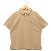 FENDI/フェンディ FENDI 子供服 Tシャツ カットソー ポロシャツ ベージュ ボーイズ FENDI JMI442 AVP F1B2Y/506655370
