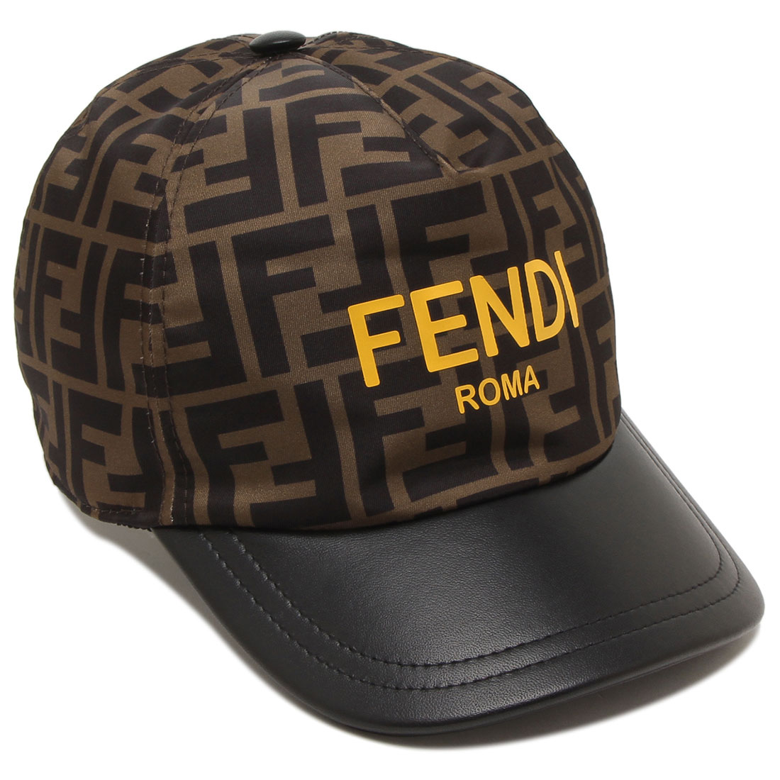 Fendi ロゴパターン ブラックキャップ