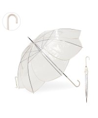 because/ビコーズ because because 傘 ビニール傘 ビコーズ 長傘 雨傘 軽い 大きめ 花 手動 女性 Clear Umbrella Color Pipi/506655538