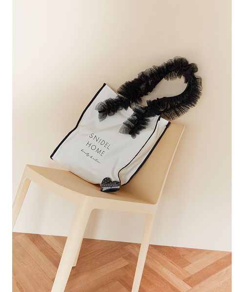 チュールキャンバスバッグ チュールキャンバスバッグ（ハンドバッグ）｜SNIDEL HOME