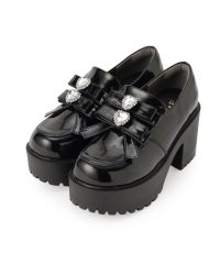 csT&P/シーエス ティーアンドピー csT&P 《先行予約》ビジューハート付ダブルリボン厚底パンプス/506655961