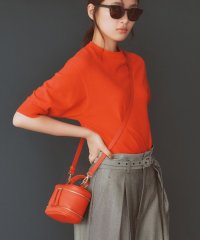 NIJYUSANKU（LARGE SIZE）/【洗える】ヴィスコースストレッチ 半袖 ニット/506657642