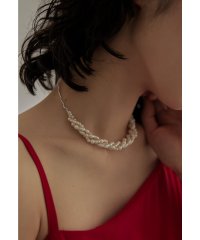 niana/ニアナ niana パールワイヤーチョーカー ネックレス ショート 結婚式 お呼ばれ オケージョン フォーマル 大振り ボリューム/506658993