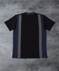 5351POURLESHOMMES/カラーライン 半袖Tシャツ/506659009