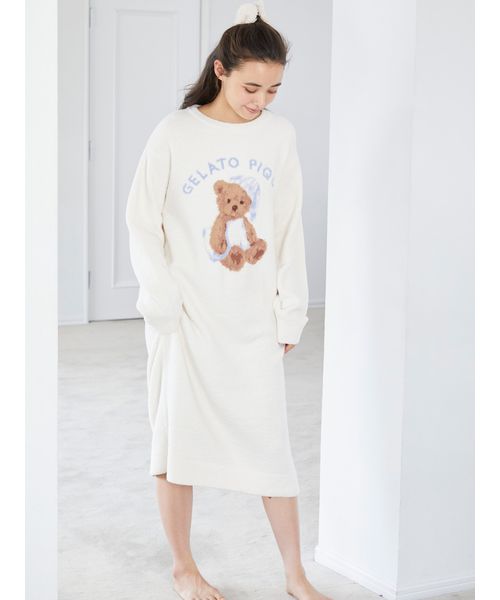 セール 30%OFF】GOOD NIGHT BEAR ジャガードワンピース