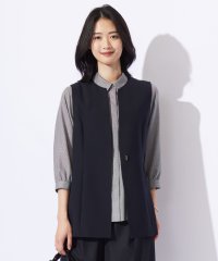 J.PRESS LADIES（LARGE SIZE）/【セットアップ対応・洗える】RELAXIONツイル ジレ/506660209