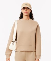 LACOSTE/ラコステ LACOSTE クロップド丈 オーバーサイズクルーネックスウェット トレーナー/505206938