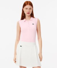 LACOSTESPORTS LADYS/ラコステ LACOSTE UVカット UPF50+ ウルトラドライノースリーブゴルフポロシャツ/505909818