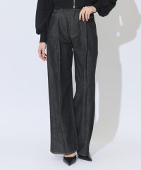 AND COUTURE/タックワイドデニムパンツ/506661732