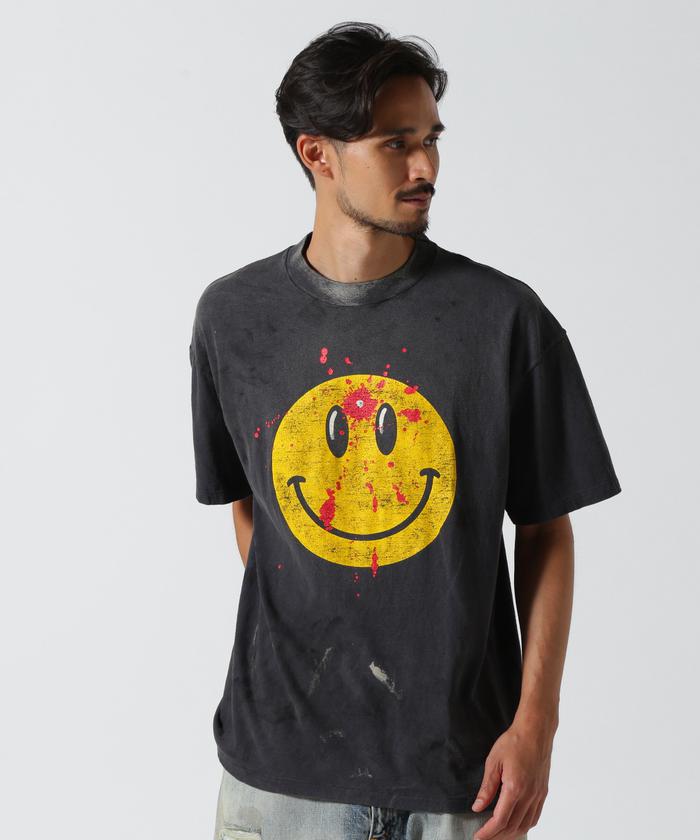 すぐ届く◆READYMADE レディメイド◆SMILE スマイル Tシャツ READYMADE - SS T-SHIRT SMILE / スマイル ティーシャツ | laid-back