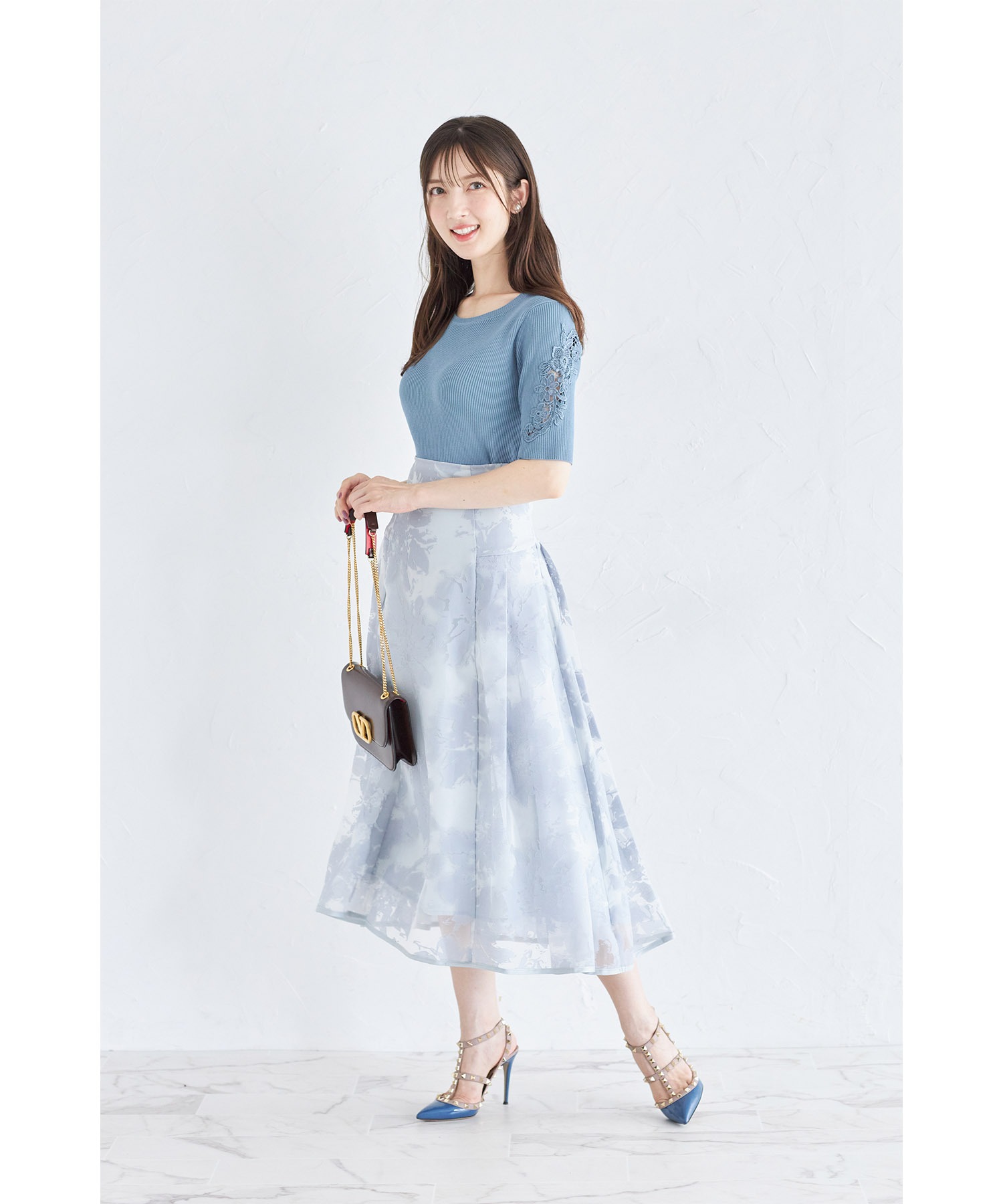 トッコクローゼット tocco closet バックレースアップオパール