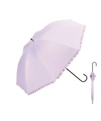 because/ビコーズ because because 傘 晴雨兼用 ビコーズ 軽量 大きめ UVカット SHADING PARASOLS PU Heat Cut Frill/506672038