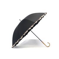because/ビコーズ because 傘 レディース 50cm 日傘 雨 かさ UVカット 完全遮光 遮光 遮熱 晴雨兼用 軽量 軽い 手開き 長傘 遮光率100％ 手動 /506672040