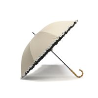 because/ビコーズ because 傘 レディース 50cm 日傘 雨 かさ UVカット 完全遮光 遮光 遮熱 晴雨兼用 軽量 軽い 手開き 長傘 遮光率100％ 手動 /506672040