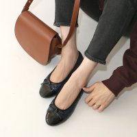 Fin/フィン Fin トゥキャップキルティングバレエシューズ【低反発スポンジ入り】/506673026