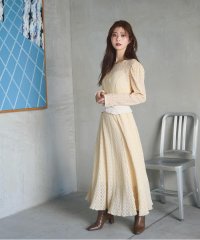 PROPORTION BODY DRESSING/コルセットベルト付きレースワンピース　24AW/506678151