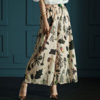 Sawa a la mode/サワアラモード Sawa a la mode オトナの柄スタイリング植物柄ワイドパンツ/506681364