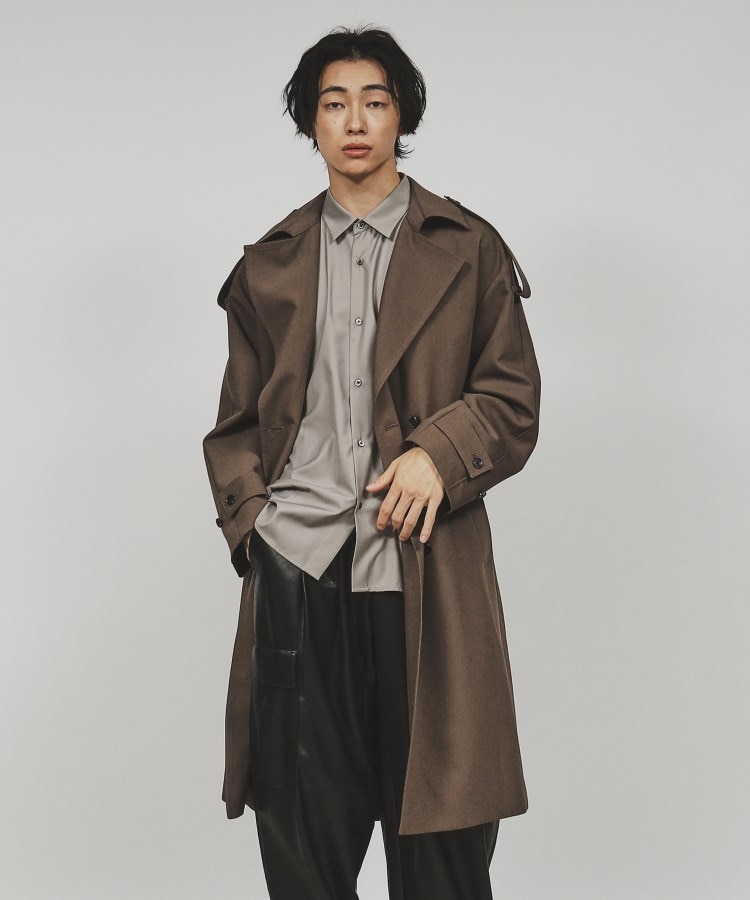 人気カラーの タケオキクチ ☆美品☆ コート（美品 TAKEO タケオキクチ フェイスクリーム
